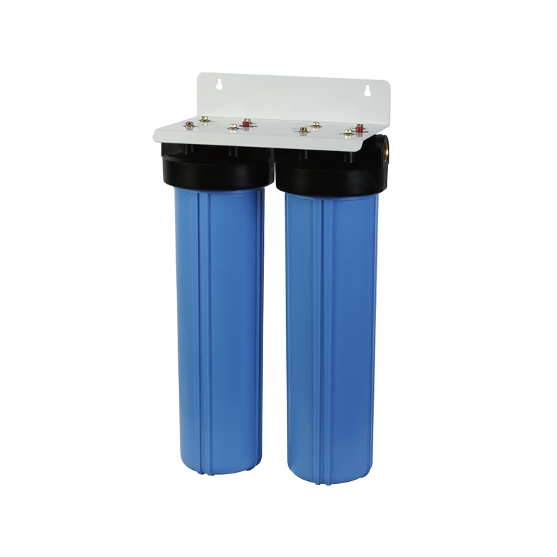 Sistema de purificación de agua para toda la casa colgante Big Fat Series de 20 pulgadas y dos etapas